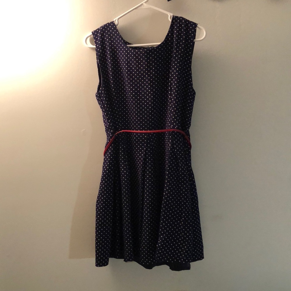 Blue Polka Dot Dress